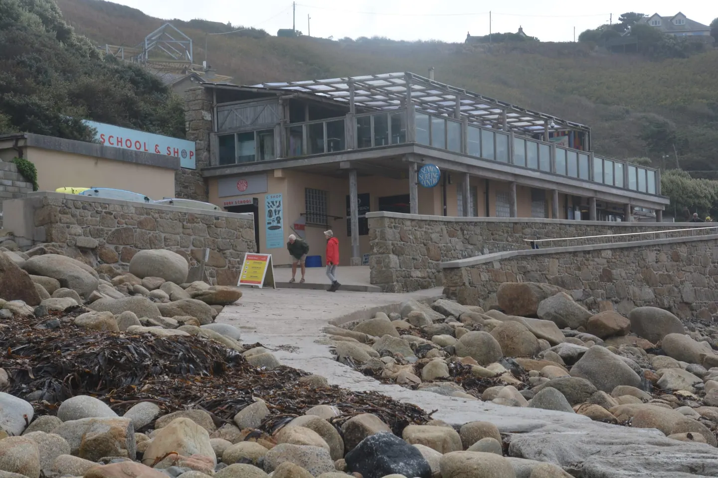 Photo of Sennen, a swimming spot near Sennen Cove, Cornwall, south west England.