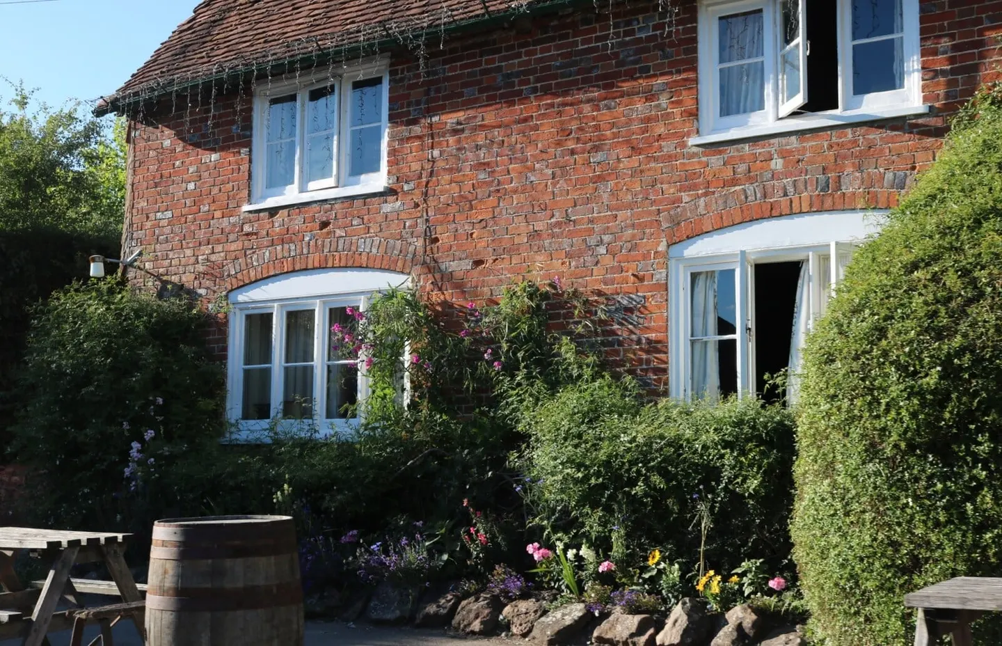 Photo of The Bell Inn, a pub near Aldworth in the North Wessex Downs, Berkshire, south east England.