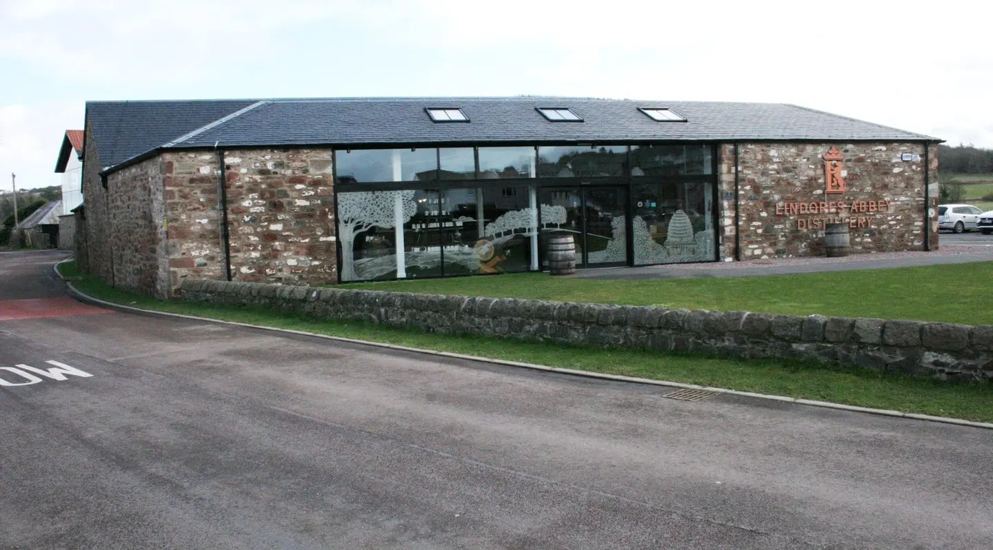Photo of Lindores Abbey Distillery, a distillery near Newburgh, Fife, central Scotland.