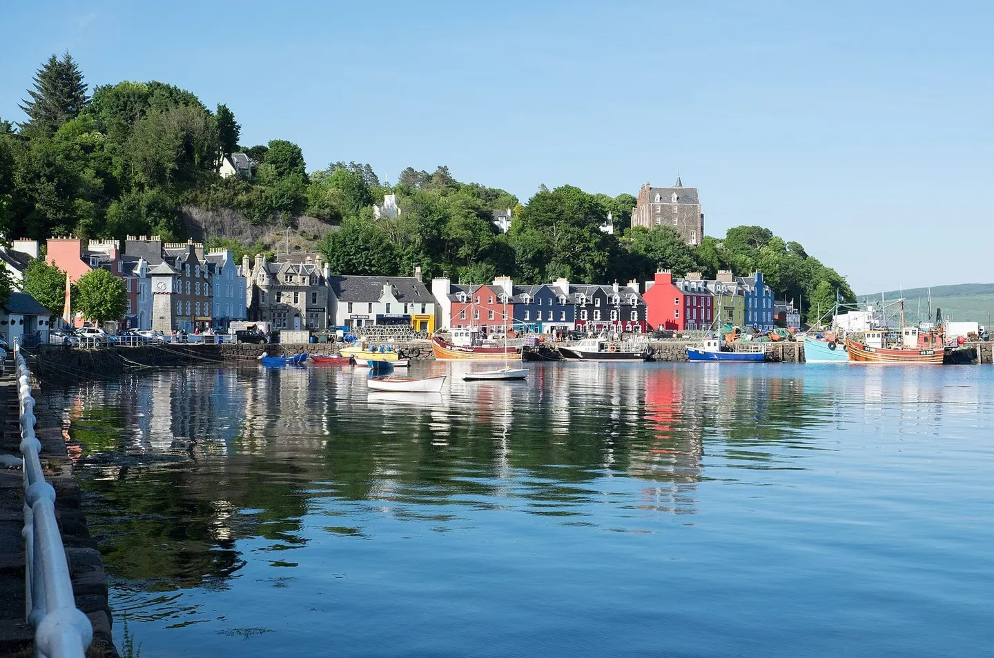 Photo of Tobermory, a village in Argyll and Bute, the Scottish Highlands and Islands.