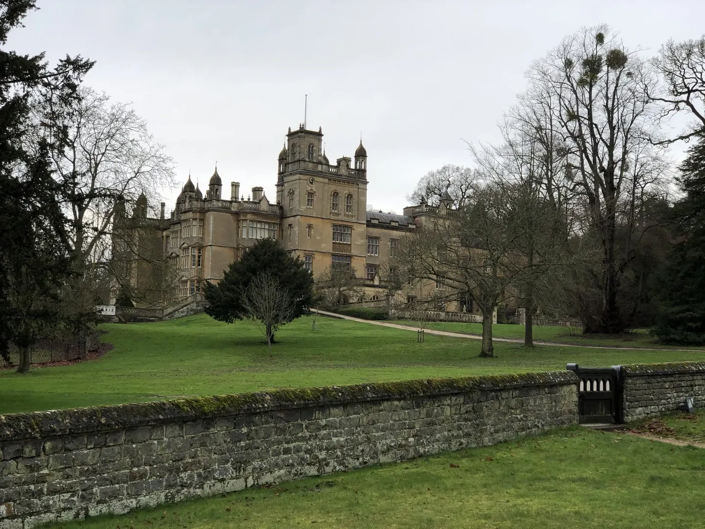 Photo of Englefield House Garden, a Grade II registered house & garden near Pangbourne, Berkshire, south east England.