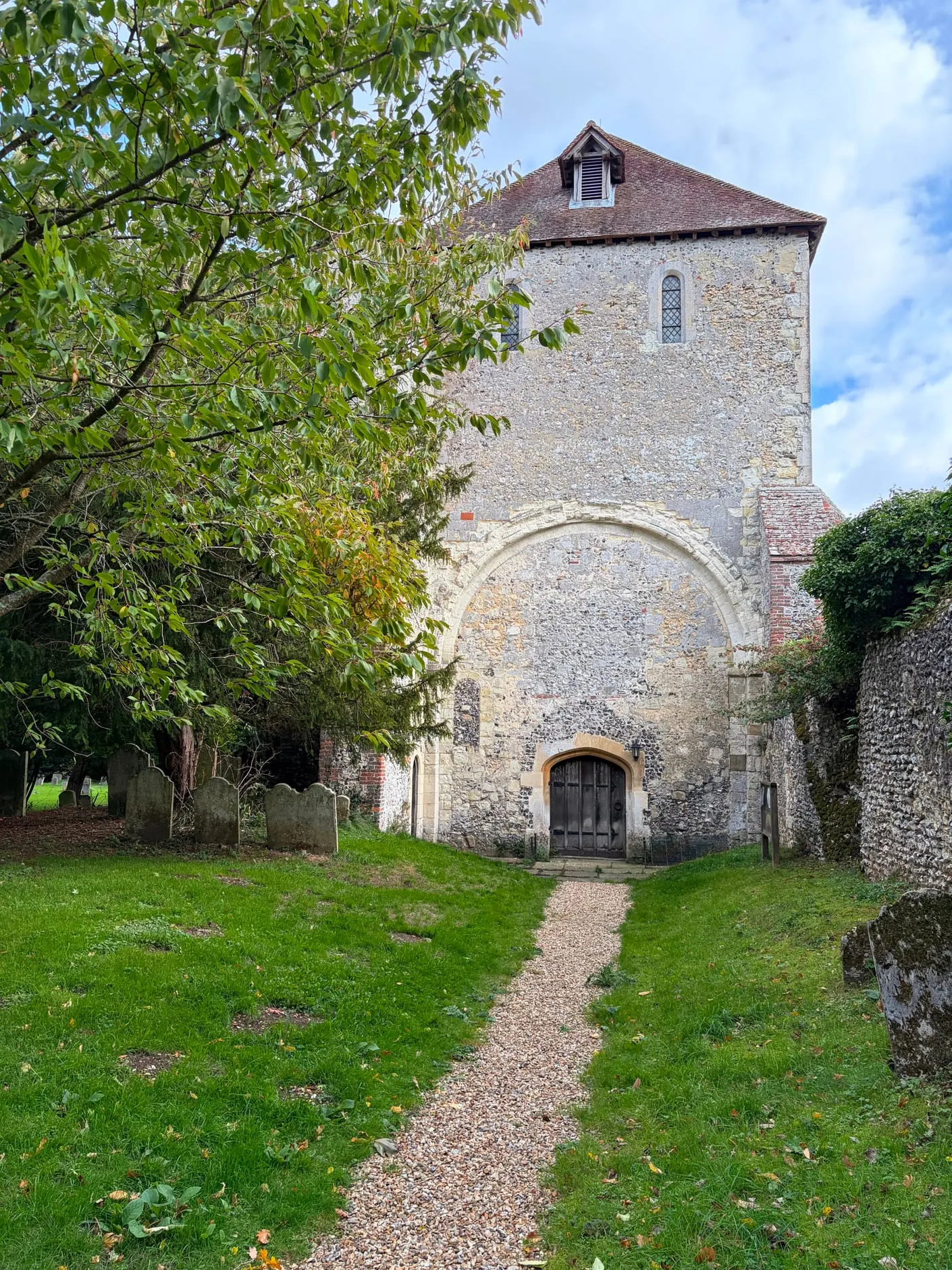 Photo of Pamber Priory, a church near Pamber End, Hampshire, south east England.