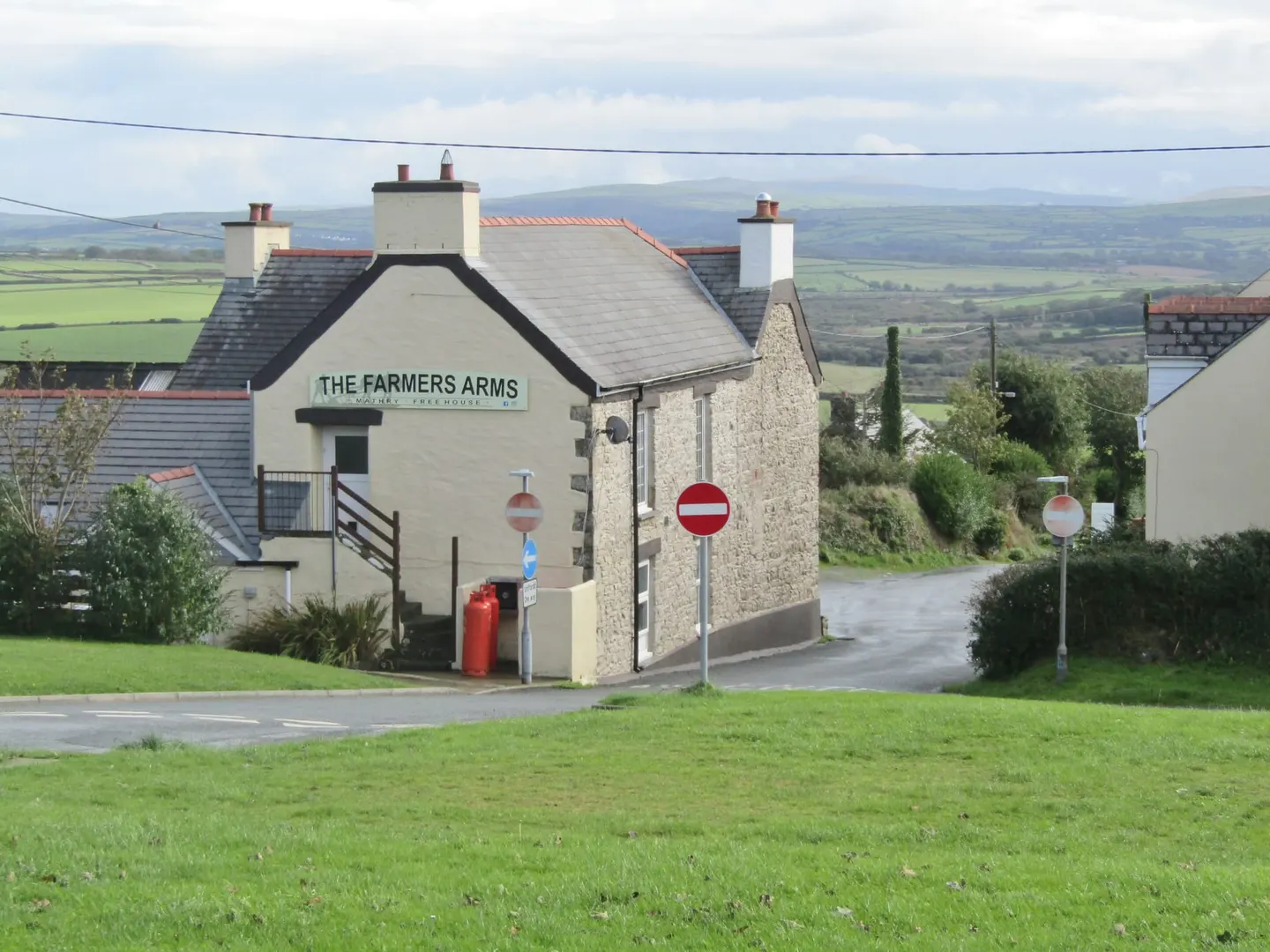 Photo of The Farmers Arms (Mathry), a pub in Pembrokeshire, south west Wales.
