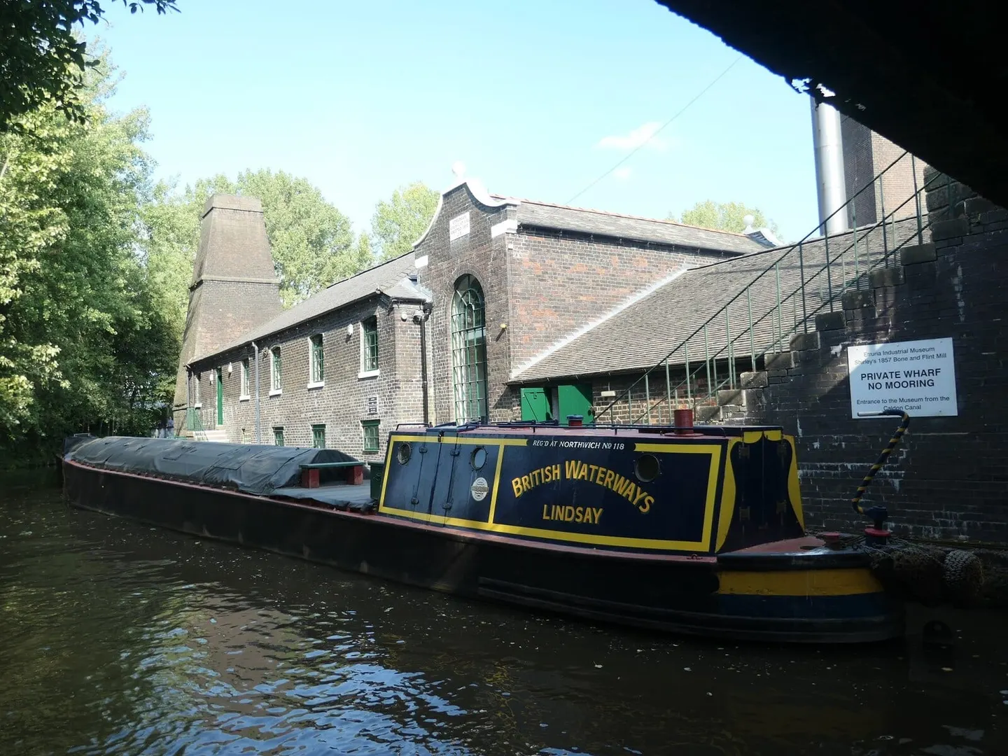 Photo of Etruria Industrial Museum, a visitor attraction near Stoke-on-Trent, Staffordshire, central England.