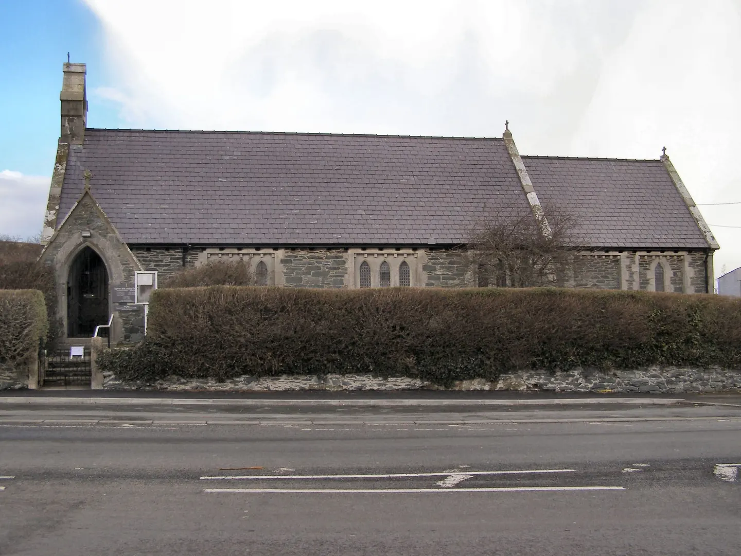Photo of St Patrick's Church, Llanbadrig, a church near Cemaes, Anglesey, north Wales.