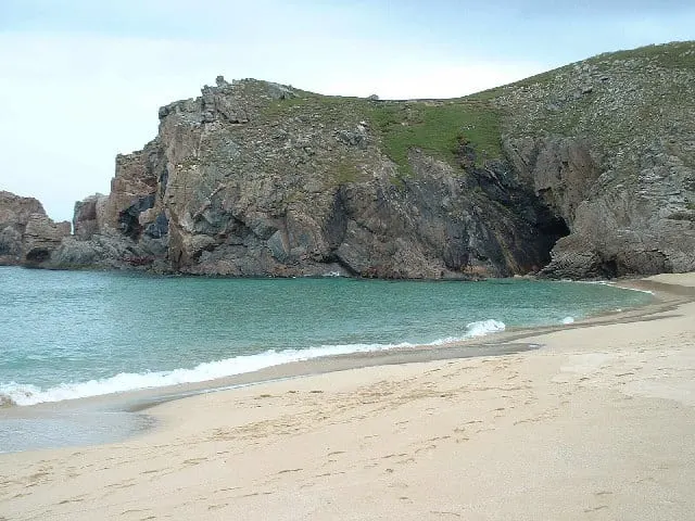 Photo of Mangersta Beach, a beach near Uig in South Lewis, Harris and North Uist, Na h-Eileanan Siar, the Scottish Highlands and Islands.