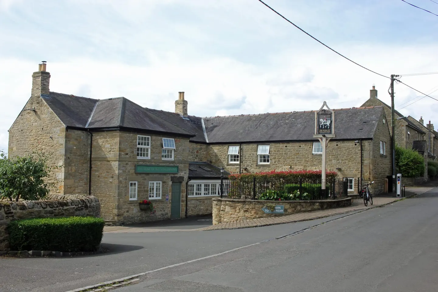 Photo of The Duke of Wellington Inn, a pub near Newton, Northumberland, north east England.