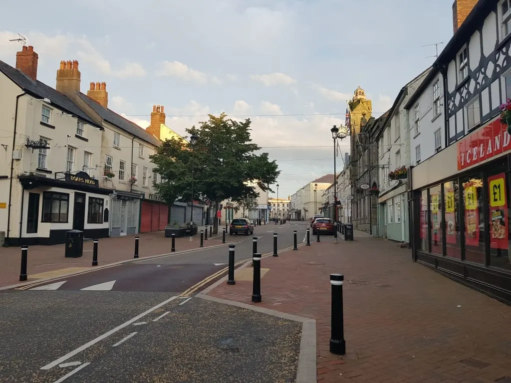 Photo of Holywell, a village in Flintshire, north Wales.