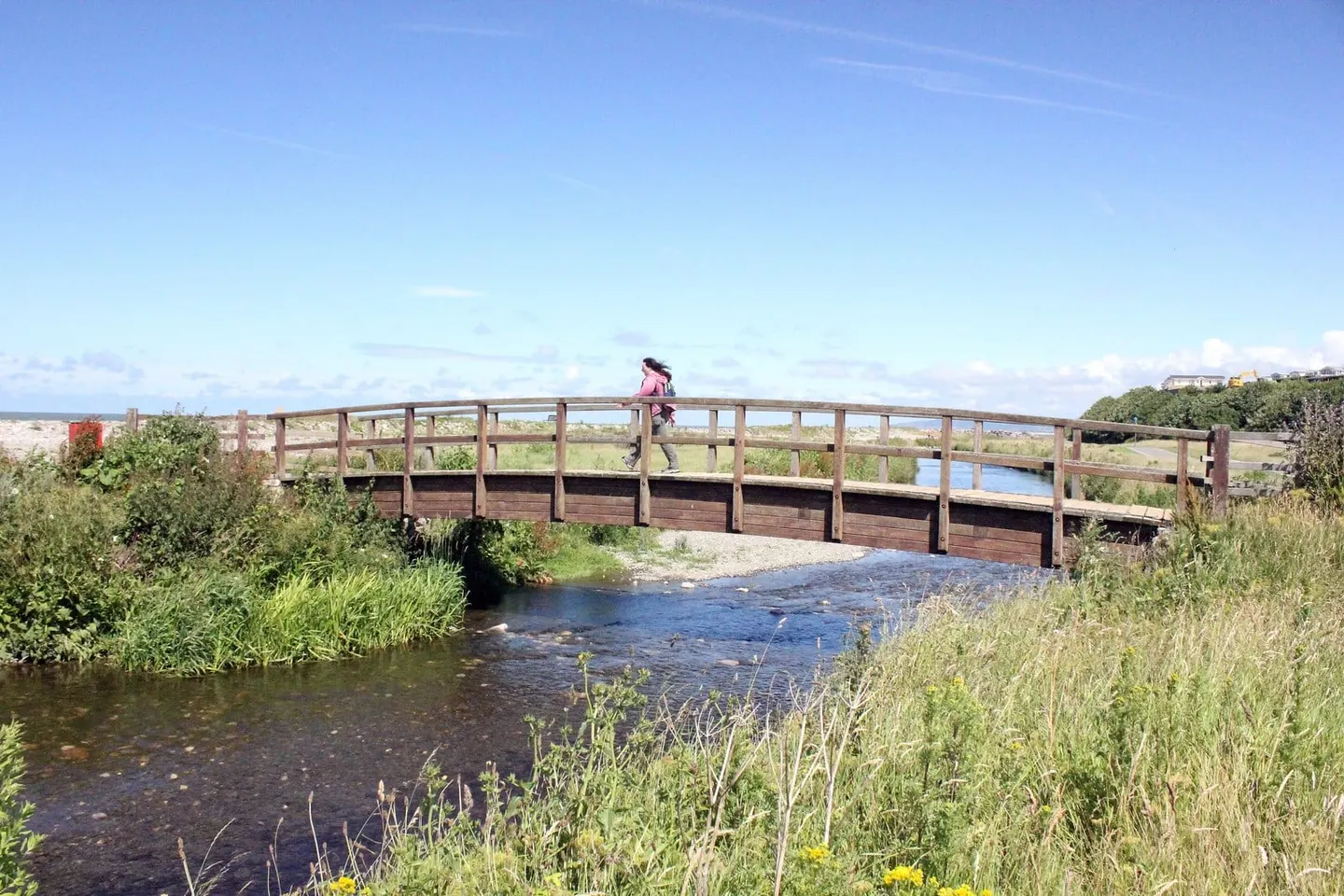 Photo along the North Wales Path, a 60-mile long-distance path running from Prestatyn to Bangor, north Wales.