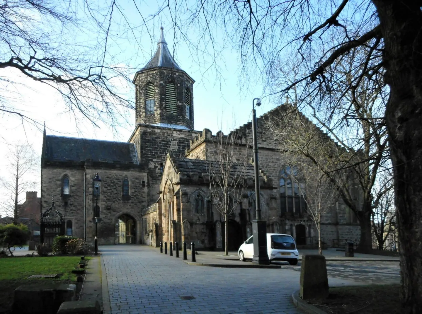 Photo of Falkirk Trinity Church, a church in Falkirk, central Scotland.