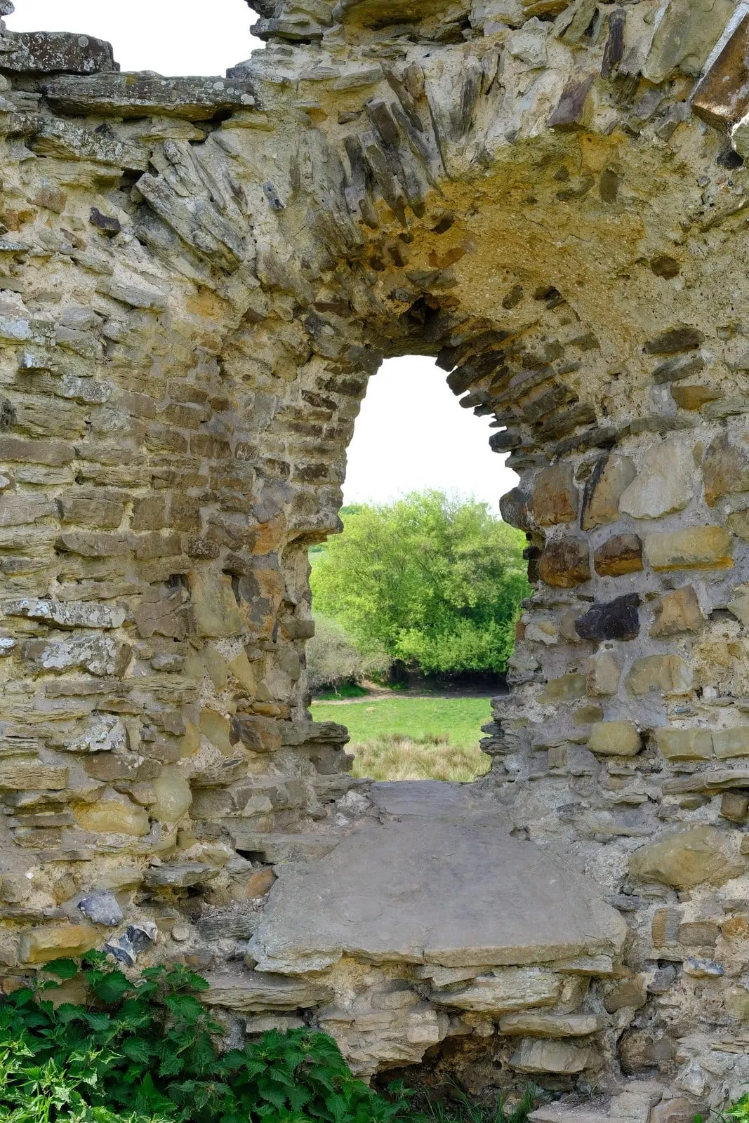 Photo of Knepp Castle, a ruined castle near West Chiltington, West Sussex, south east England.