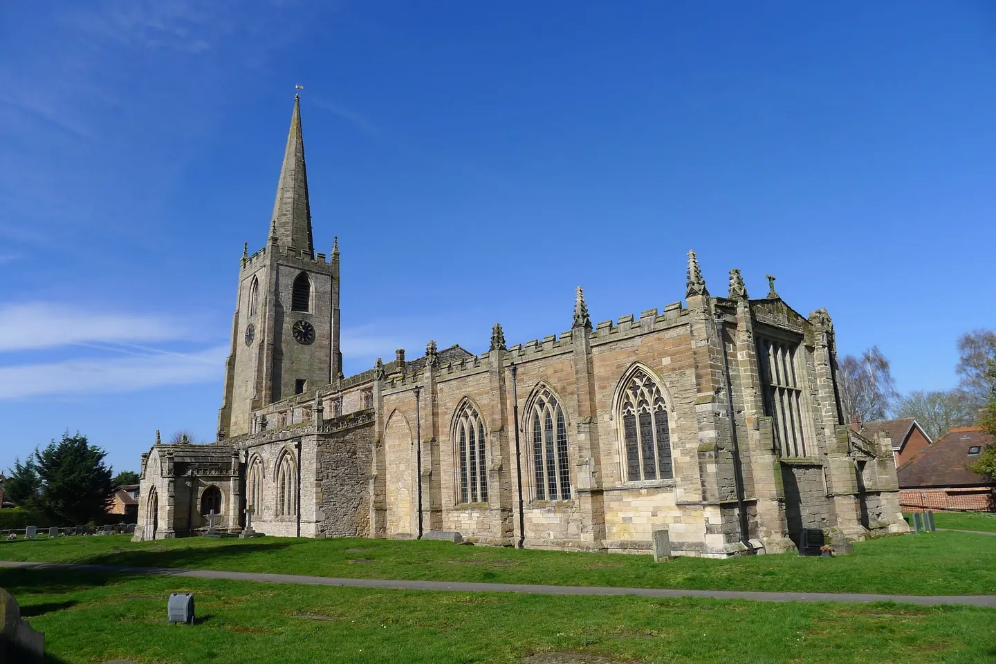Photo of Bunny, a village in Nottinghamshire, central England.