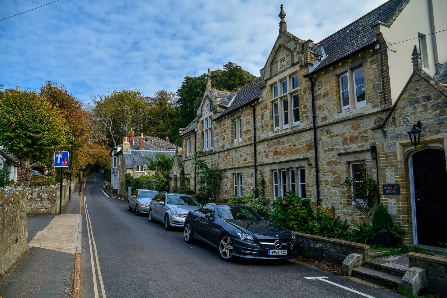 Photo of Bonchurch, a village in the Isle of Wight, south east England.