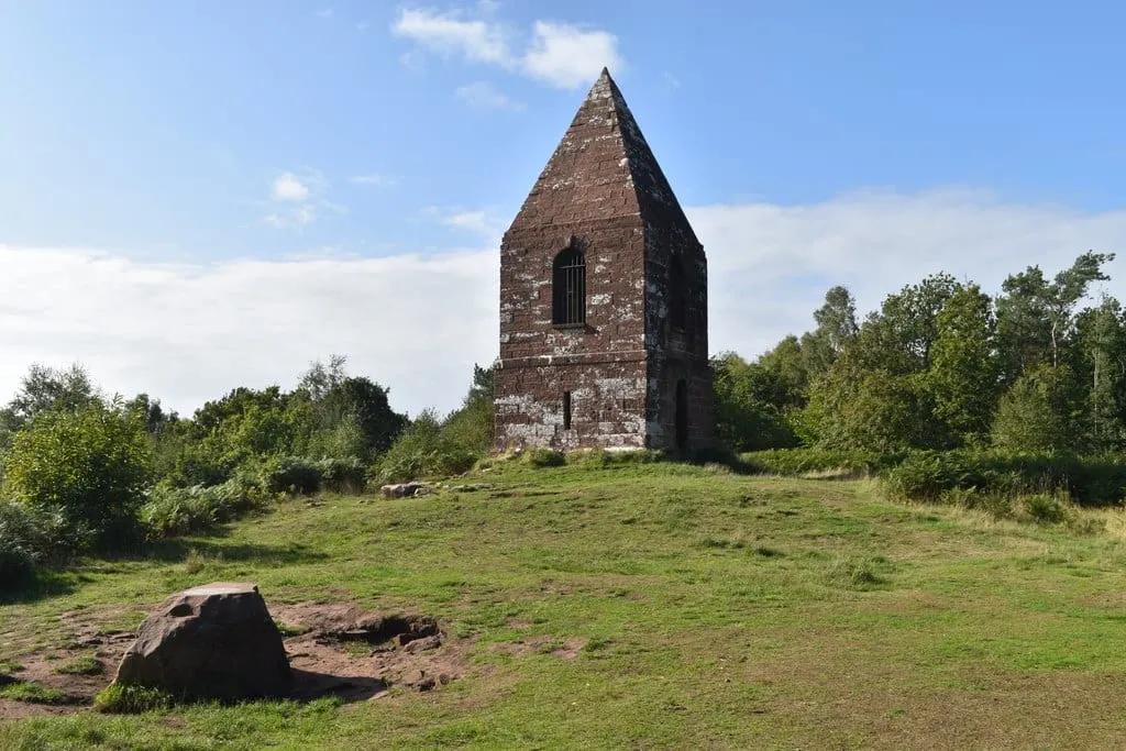 Photo: Penrith Beacon, a viewpoint in Cumbria, north west England.