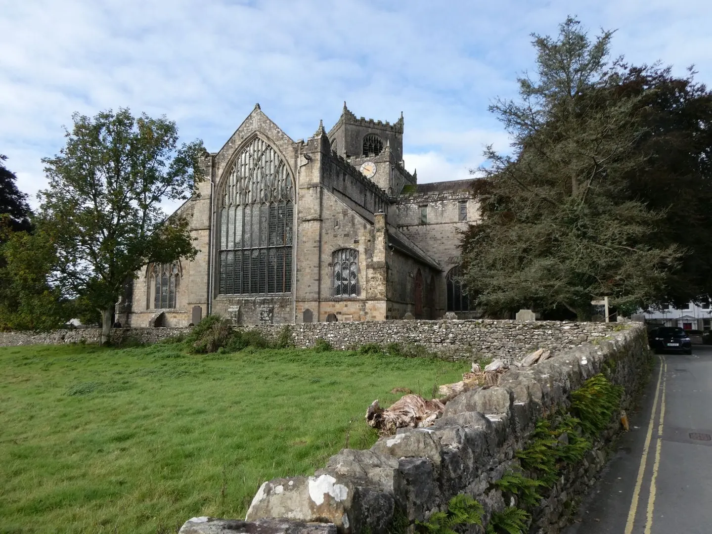 Photo of Cartmel, a village in Cumbria, north west England.