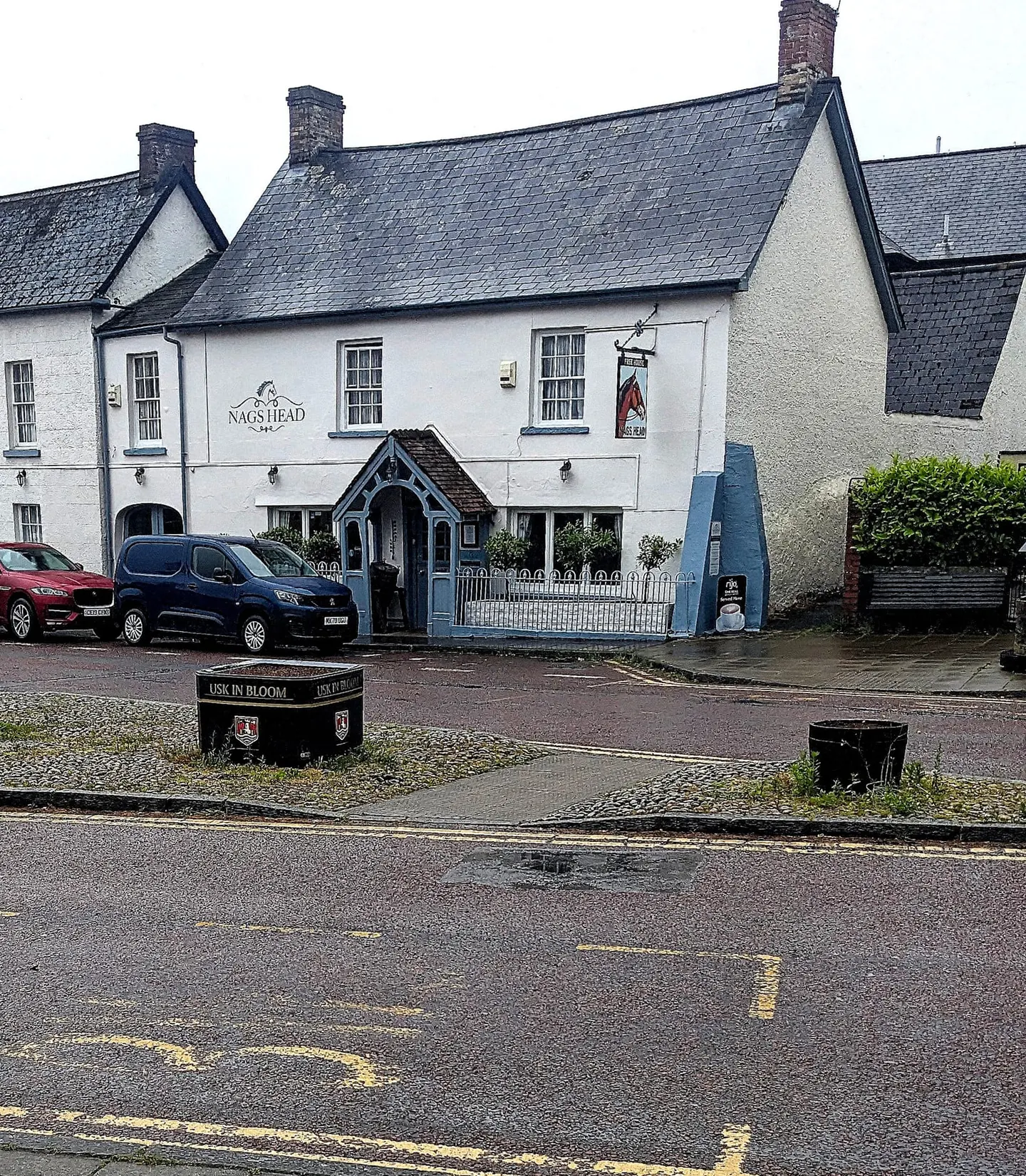 Photo of The Nags Head (Usk), a pub in Monmouthshire, south east Wales.