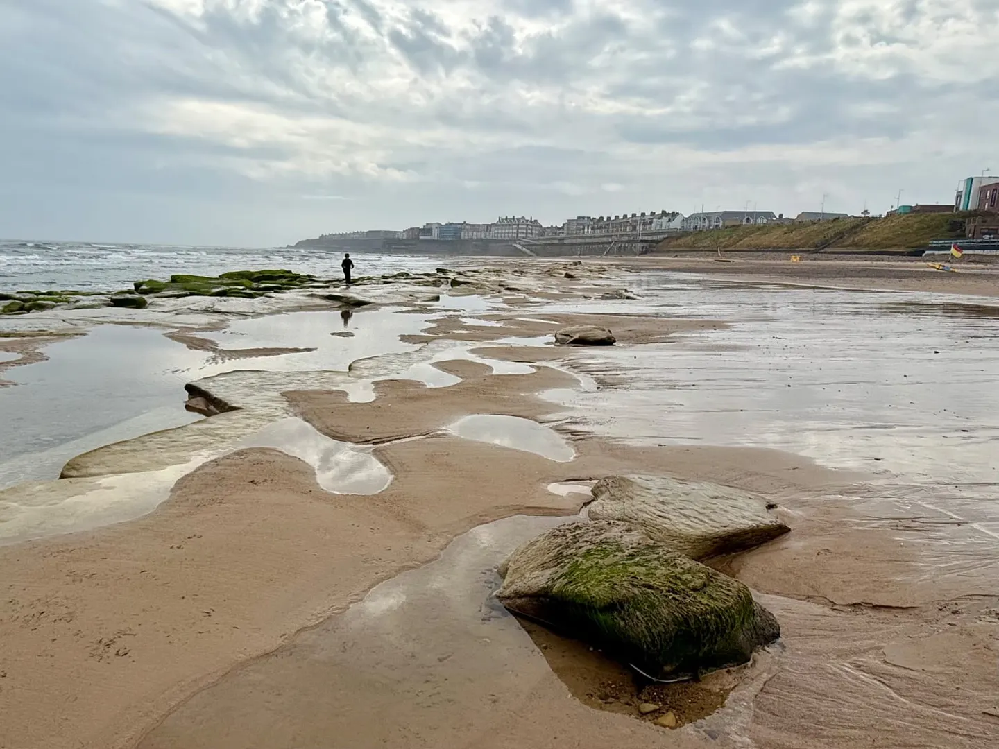 Photo of Whitley Bay, a swimming spot near Tynemouth, Tyne and Wear, north east England.