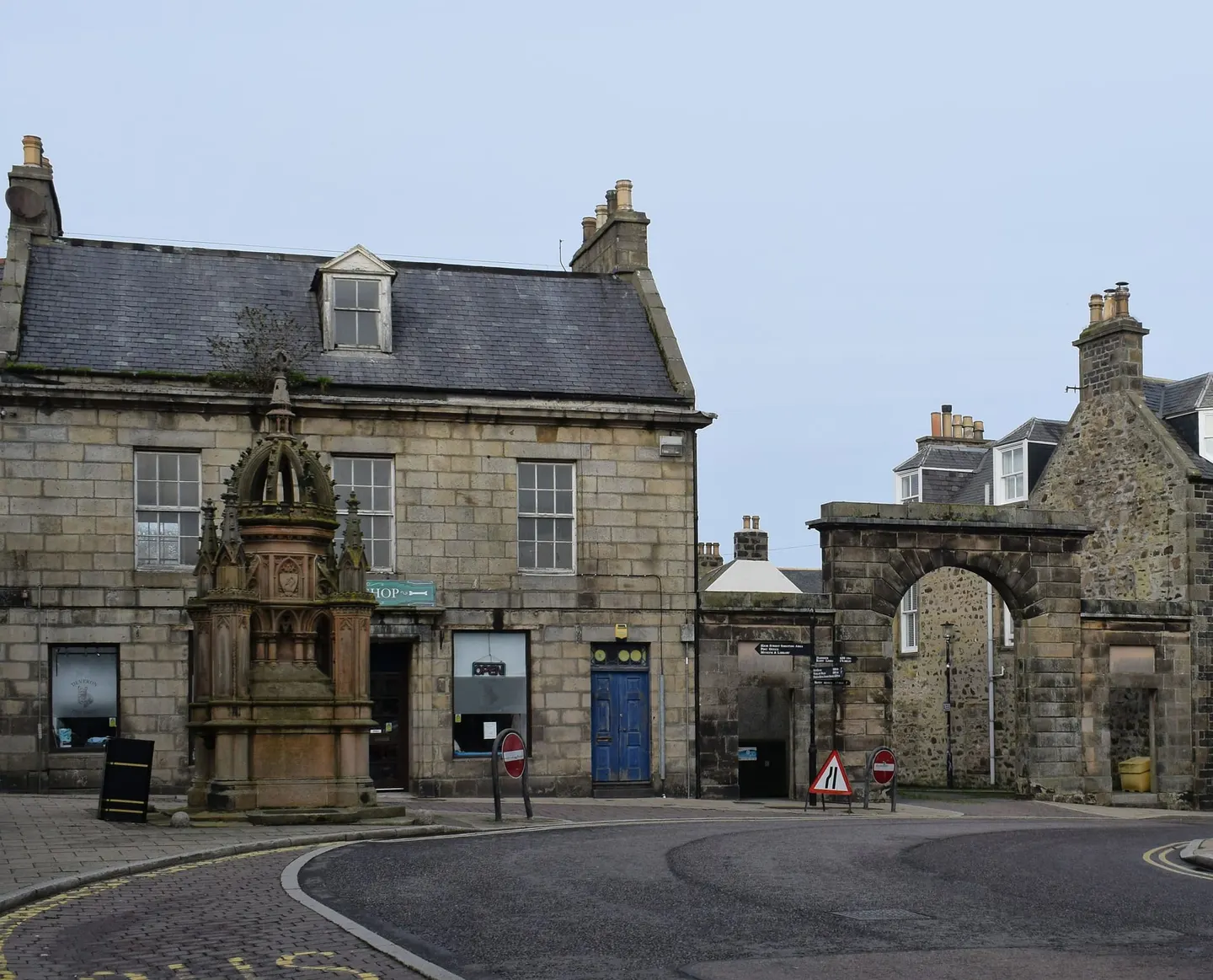 Photo of Banff, a village in Aberdeenshire, north east Scotland.