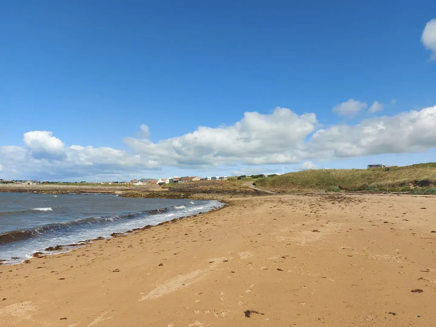 Photo of Ruby Bay, Elie, a cove near Elie and Earlsferry, Fife, central Scotland.