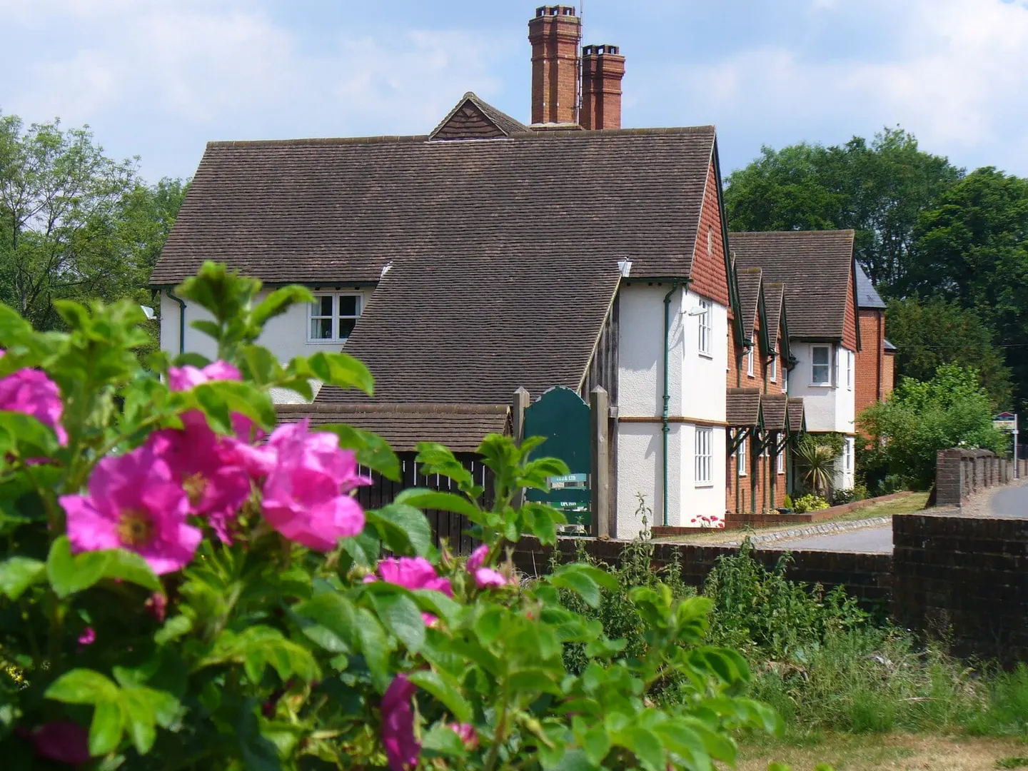 Photo of Albury, a village in Surrey, south east England.