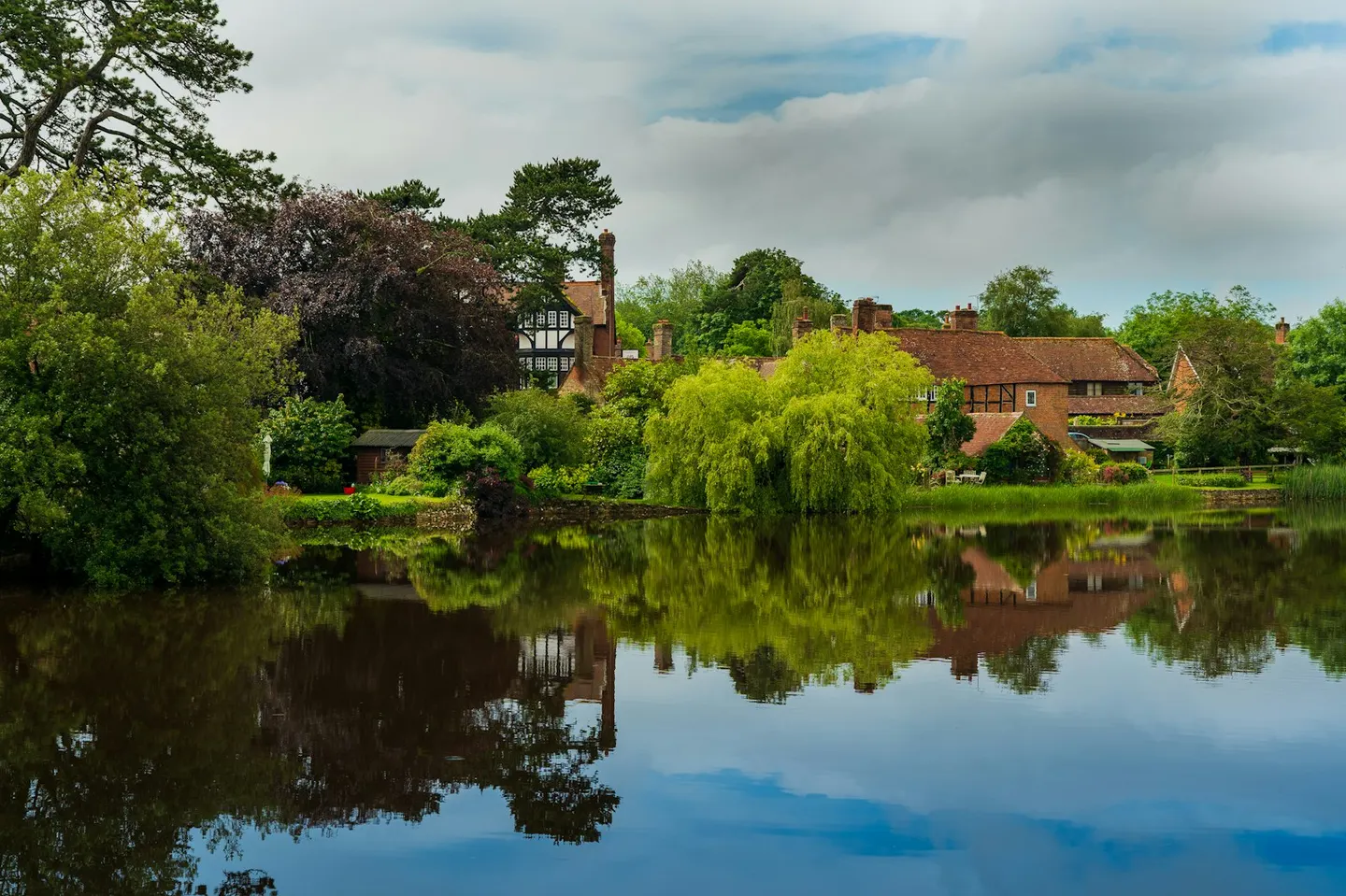 Photo of Beaulieu, a village in the New Forest, Hampshire, south east England.