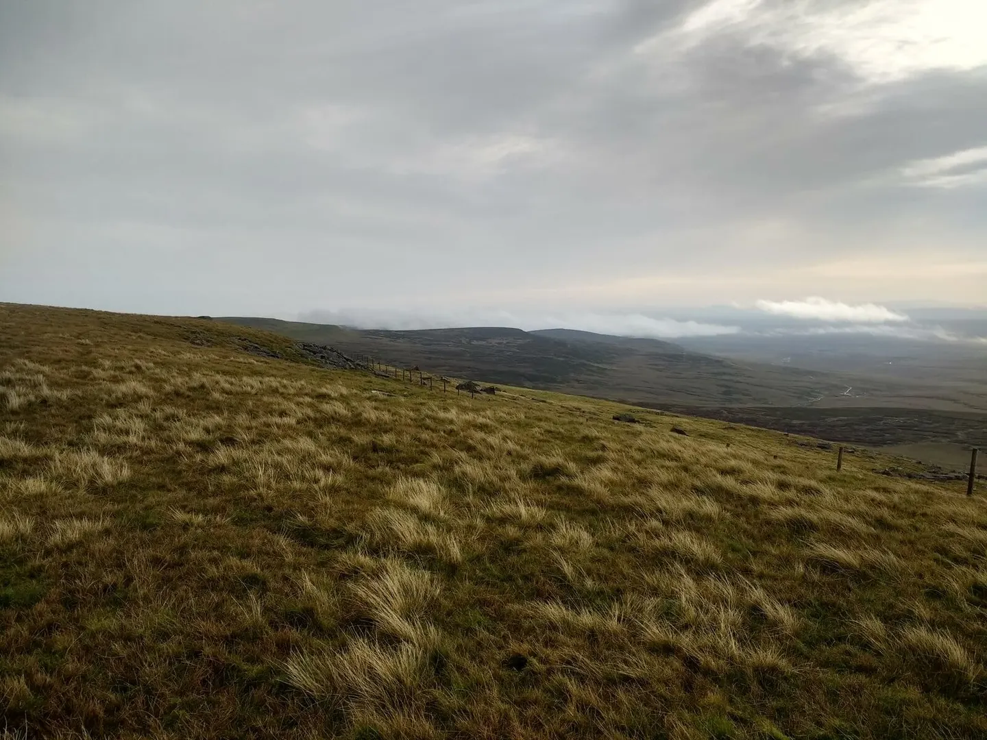 Photo: Mickle Fell, a 790m hill near Holwick in the North Pennines, County Durham, north east England.