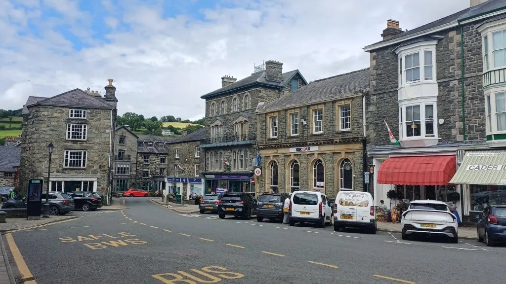 Photo of Dolgellau, a village in Eryri, Gwynedd, north Wales.