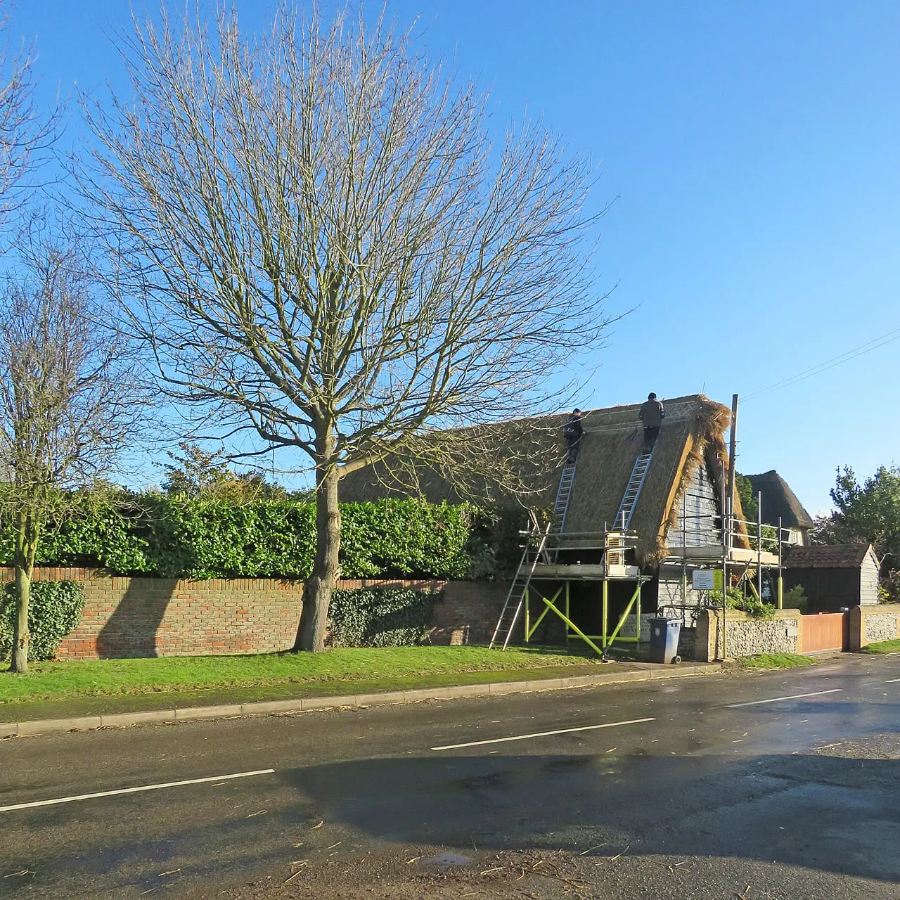 Photo: Great Chishill, a 146m hill near Saffron Walden, Cambridgeshire, eastern England.
