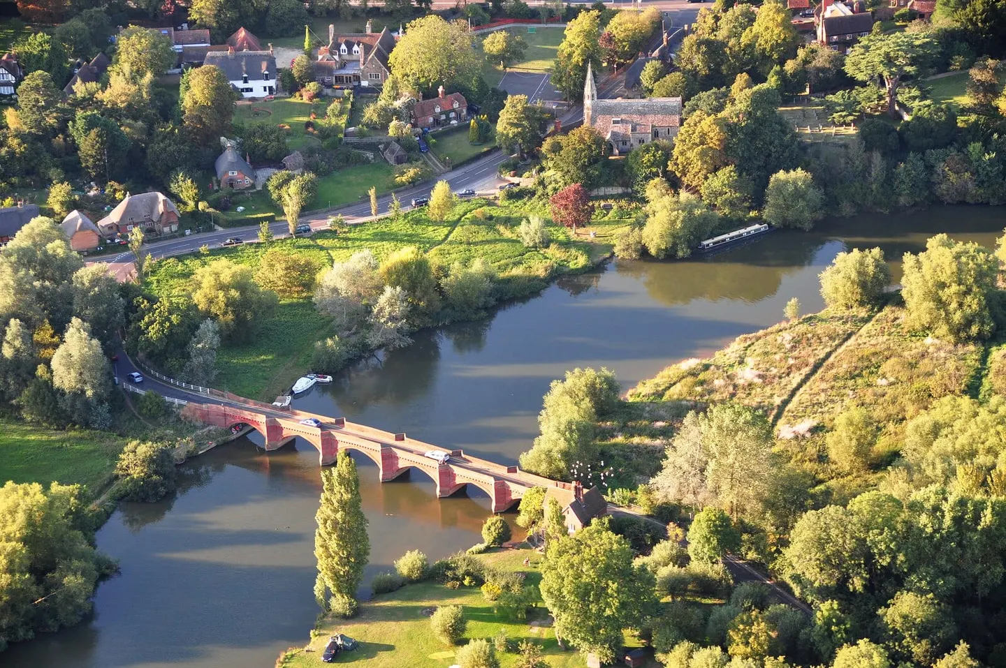 Photo of Clifton Hampden, a village in Oxfordshire, south east England.