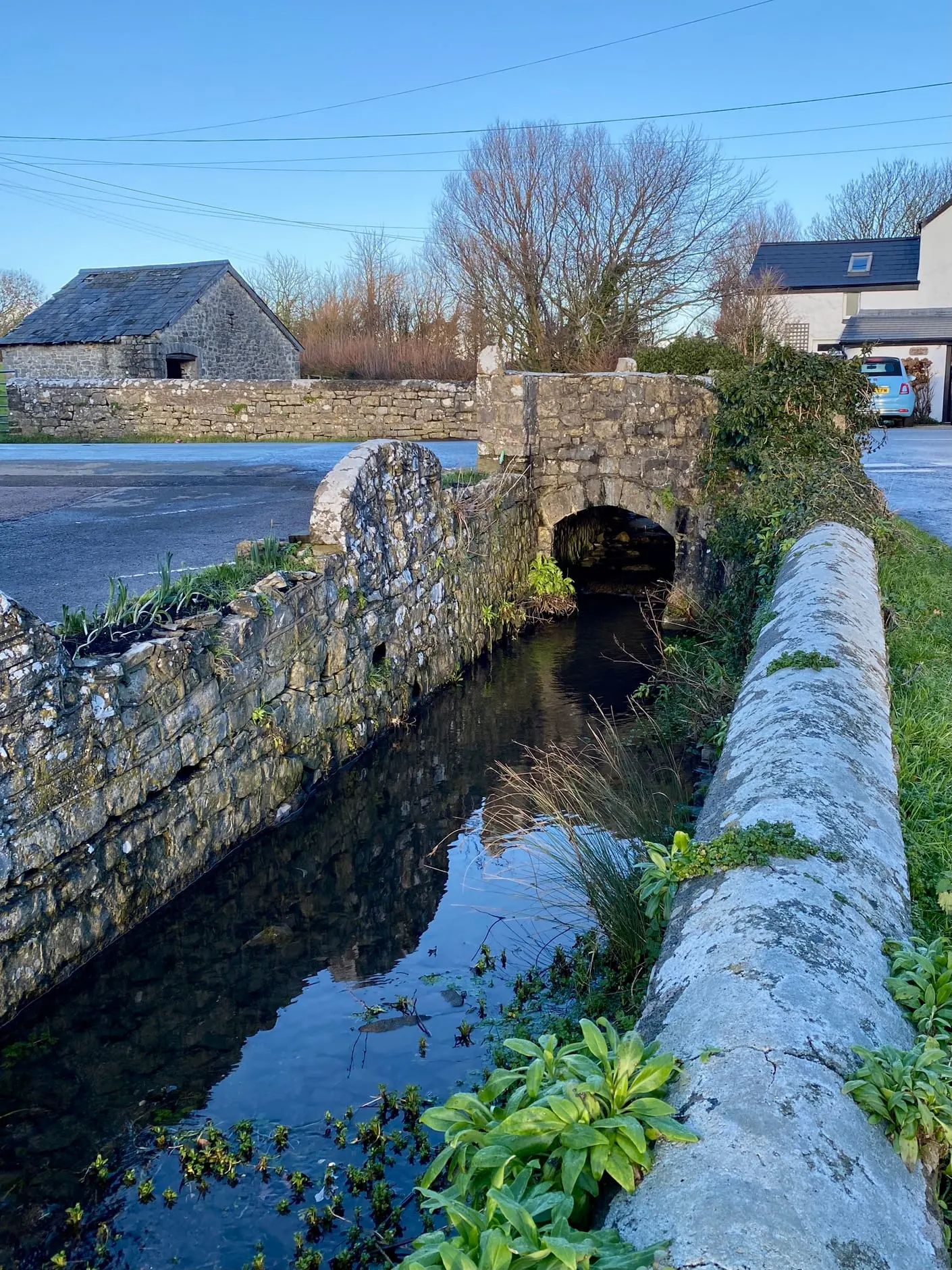 Photo of Marcross, a village in the Vale of Glamorgan, south east Wales.