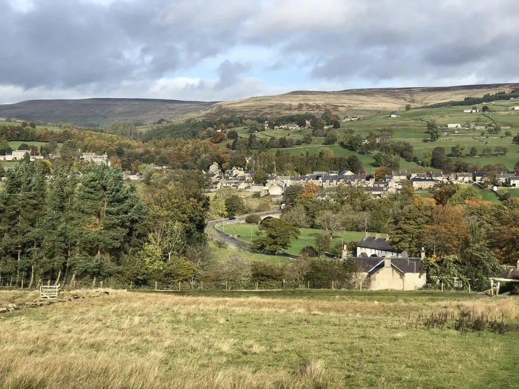 Photo of Middleton-in-Teesdale, a village in County Durham, north east England.