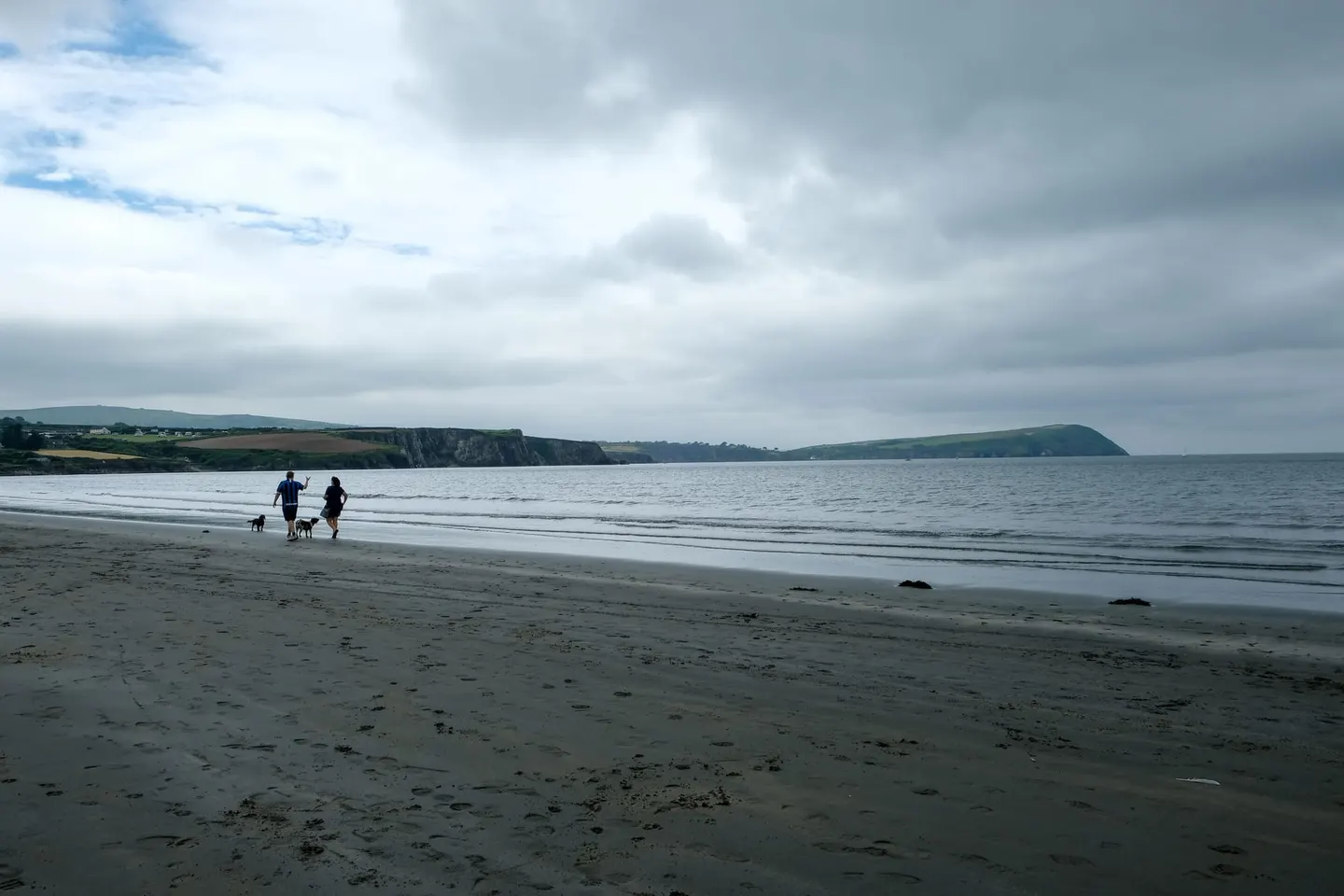 Photo of Newport Sands, a beach in Pembrokeshire, south west Wales.