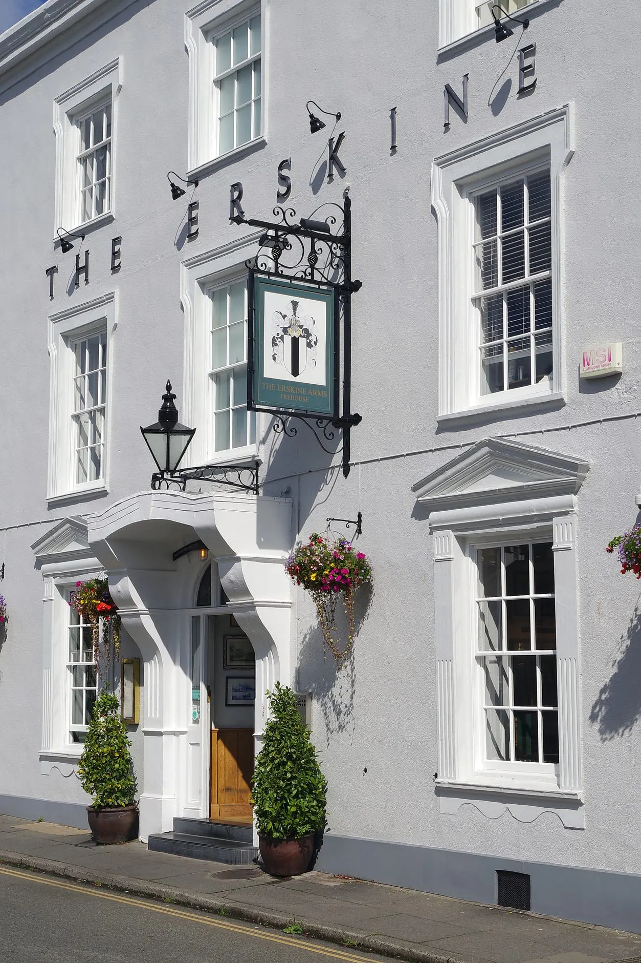 Photo of The Erskine Arms, a pub in Conwy, north Wales.