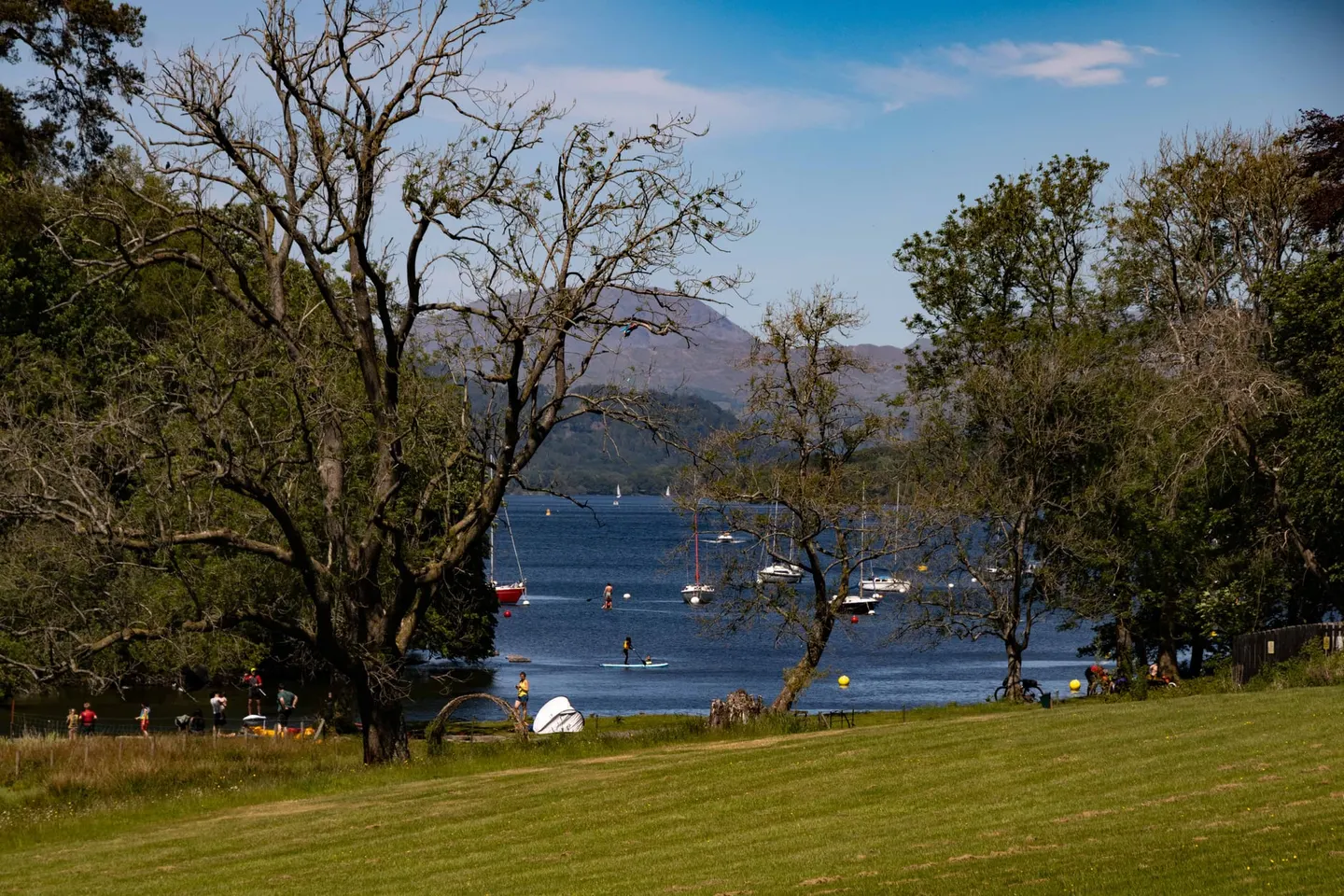 Photo of Windermere, Fellfoot, a swimming spot near Newby Bridge in the Lake District, Cumbria, north west England.