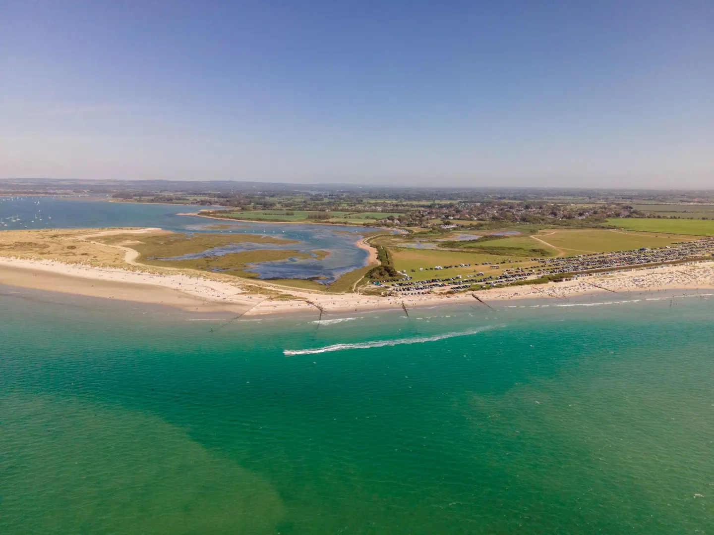 Photo of Chichester Harbour, a National Landscape in south east England.