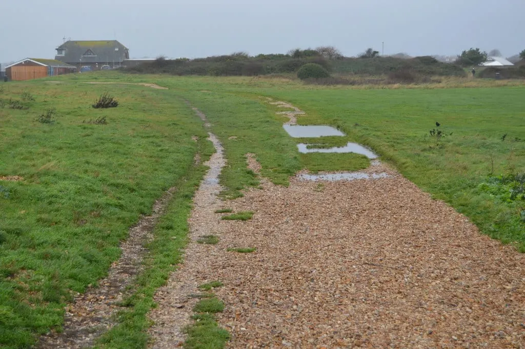 Photo along the Solent Way, a 60-mile long-distance path running from Milford-on-Sea to Emsworth, south east England.