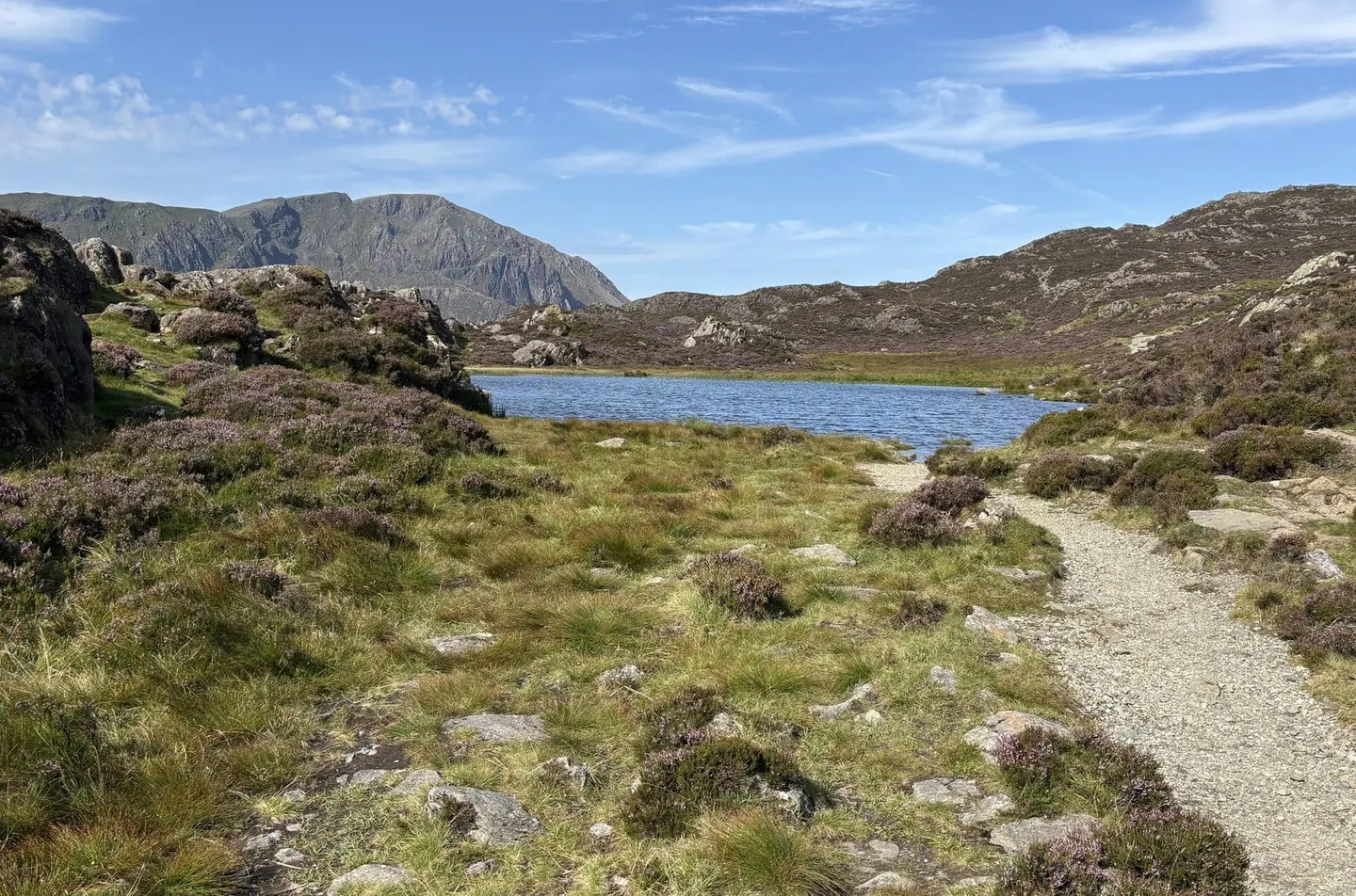 Photo of Innominate Tarn, a tarn near Buttermere in the Lake District, Cumbria, north west England.