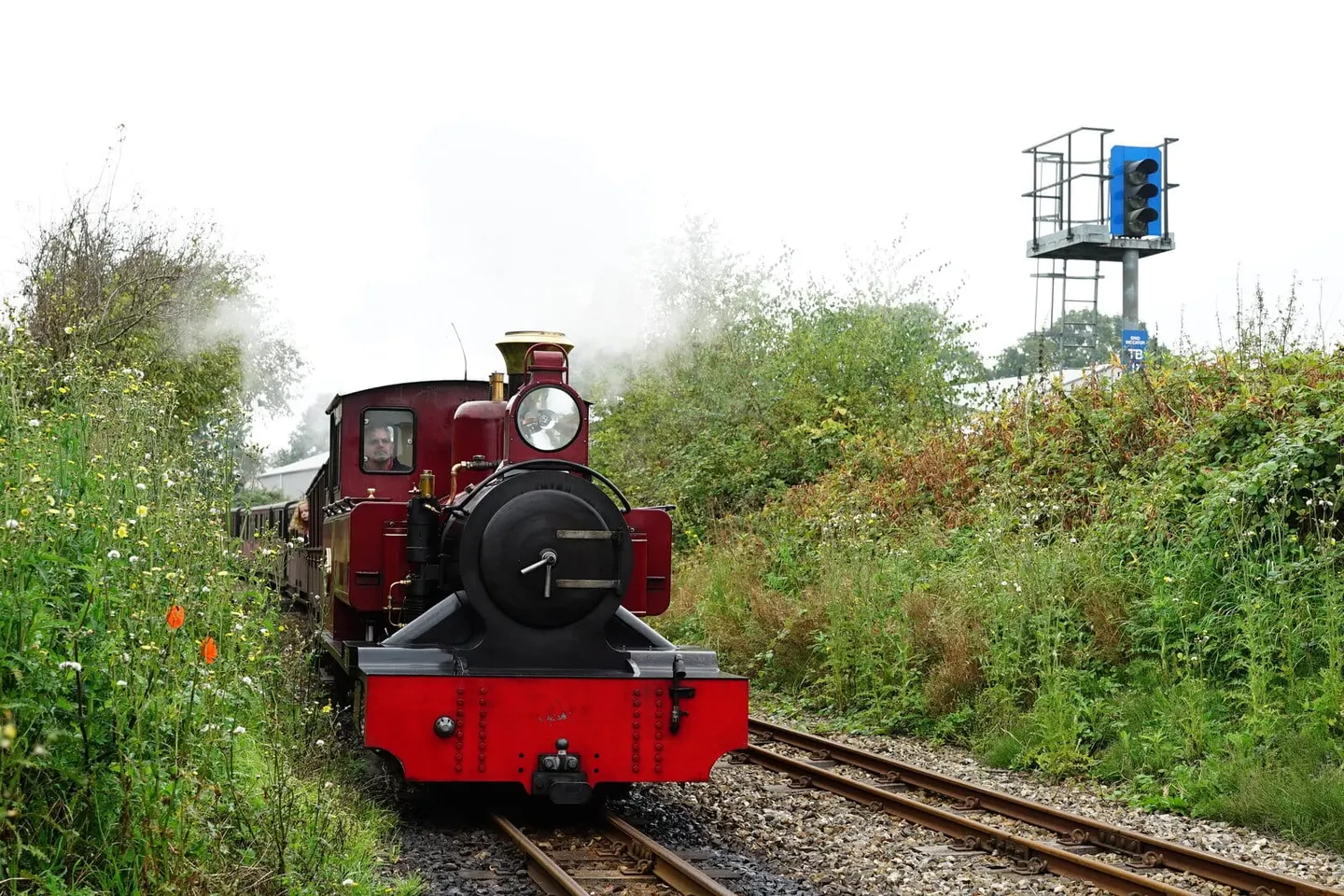 Photo of Bure Valley Railway, a visitor attraction near Wroxham, Norfolk, eastern England.