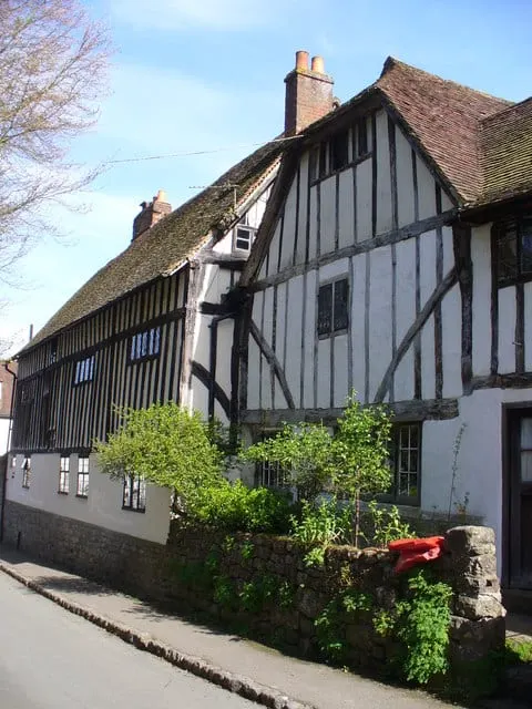 Photo of Wool House, Loose, a house & garden in Kent, south east England.