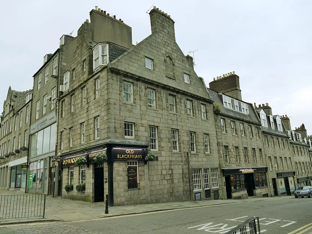 Photo of Old Blackfriars, a pub in Aberdeen, north east Scotland.