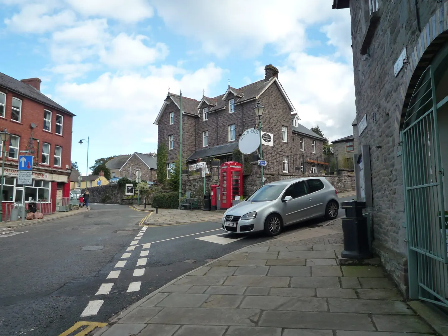 Photo of The Tower Hotel, a pub near Talgarth in Bannau Brycheiniog, the Powys, mid Wales.