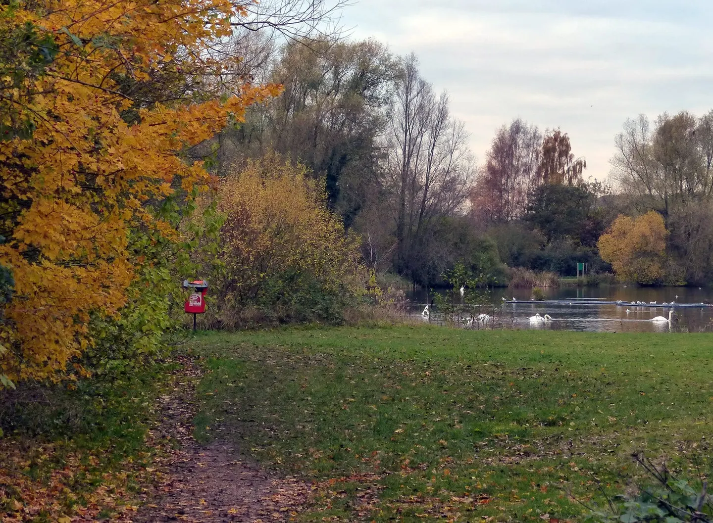 Photo of Watermead Country Park, a country park near Thurcaston, Leicestershire, central England.