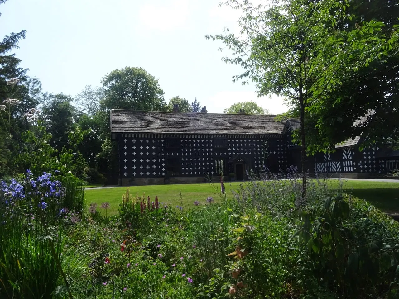 Photo of Samlesbury Hall, a house in Lancashire, north west England.