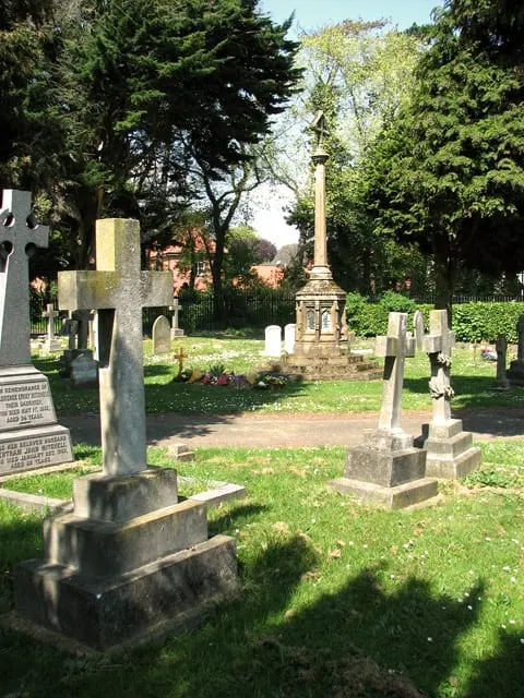 Photo of Old and New Cemetery, Ipswich, a Grade II* registered house & garden in Suffolk, eastern England.