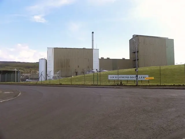 Photo of Loch Lomond Distillery, a distillery near Alexandria, West Dunbartonshire, central Scotland.