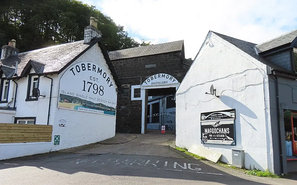 Photo of Tobermory Distillery, a distillery in Argyll and Bute, the Scottish Highlands and Islands.