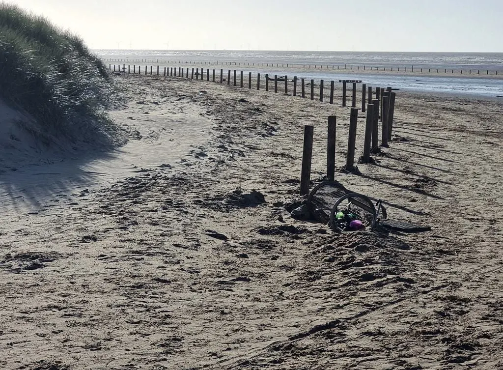 Photo of Ainsdale, a swimming spot in Merseyside, north west England.
