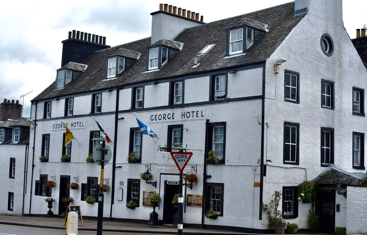 Photo of The George Hotel, a pub near Inveraray, Argyll and Bute, the Scottish Highlands and Islands.