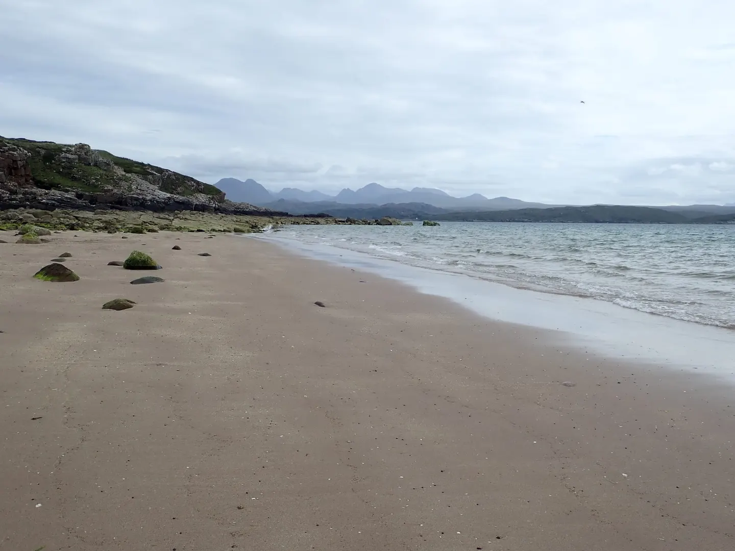Photo of Big Sand Beach, a beach near Gairloch in the Wester Ross, Highland, the Scottish Highlands and Islands.