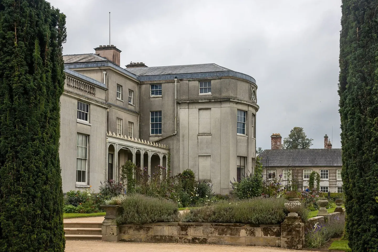 Photo of Shugborough, a Grade I registered house & garden near Milford in Cannock Chase, Staffordshire, central England.